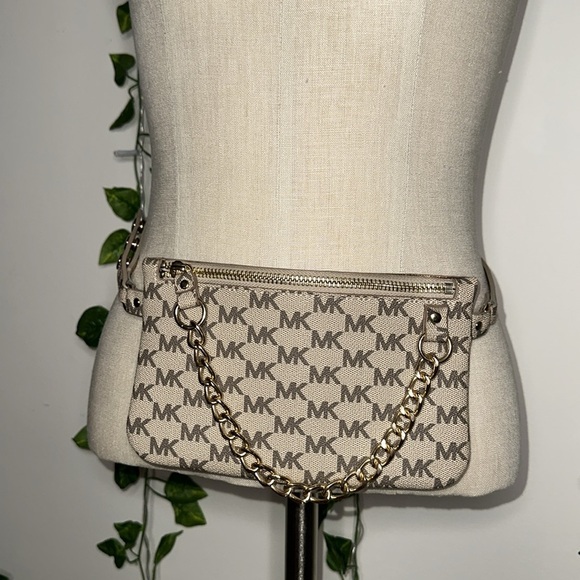 MICHAEL Michael Kors Belt Bag Fanny Pack MK Logo NWOT - Picture 2 of 8